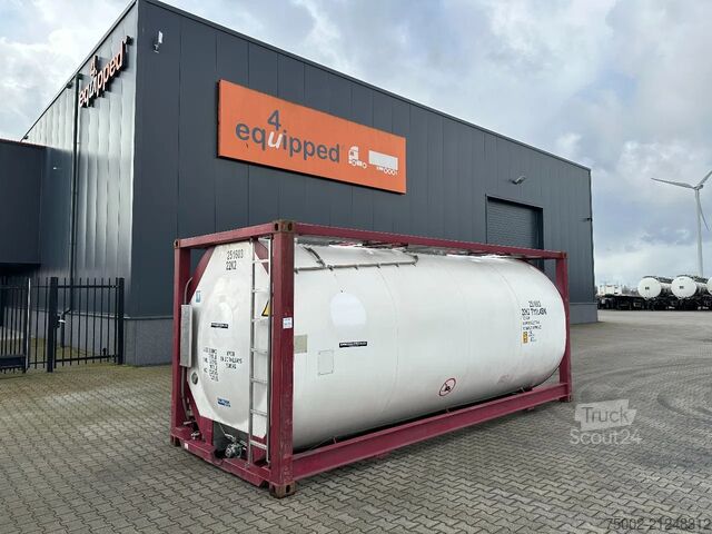 Conteneur-citerne CIMC tankcontainers 20FT ISO /  25.010L / 22K2 / L4BH / T12 / steam...