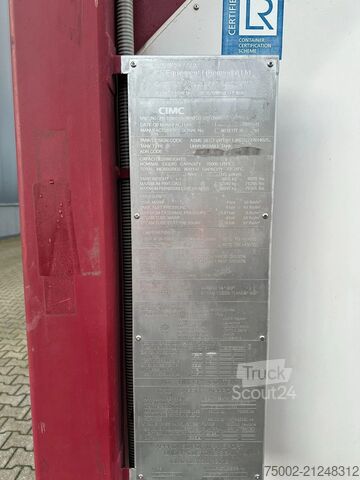 Conteneur-citerne CIMC tankcontainers 20FT ISO /  25.010L / 22K2 / L4BH / T12 / steam...