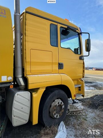  MAN 18.313 Sweeper w/ Bucher Optifant 70 superconstruc