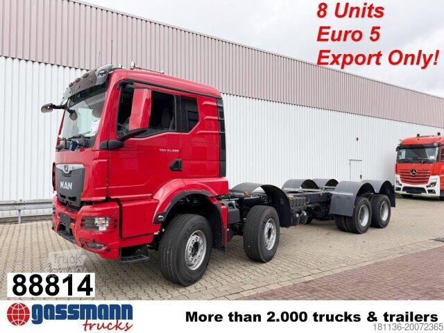 Шаси на камион MAN TGS 41.480 8x4 BB CH, MEHRFACH VORHANDEN!