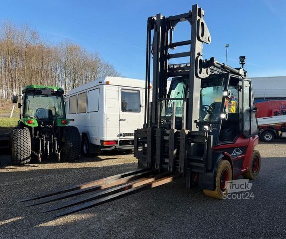 Челен мотокар LINDE H70D-01 Kabine 4 Gabelzinken