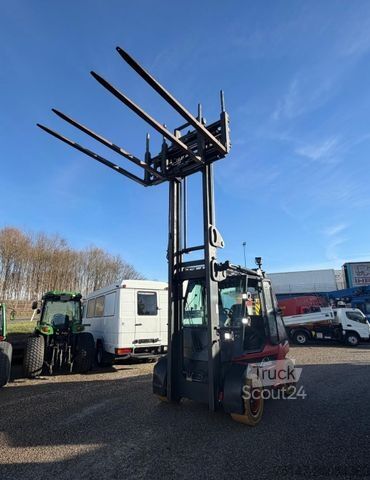 Челен мотокар LINDE H70D-01 Kabine 4 Gabelzinken