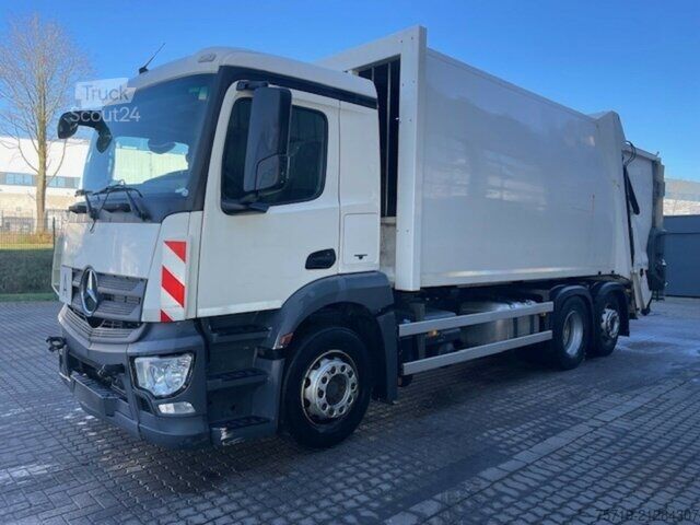 Camion à ordures Mercedes-Benz 2533 6x2 Antos Faun Vario II 527 H V19