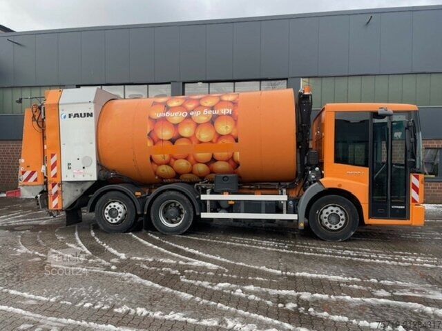 Camión de la basura Mercedes-Benz 2633 6x2 Econic Faun RotoPress/EEV
