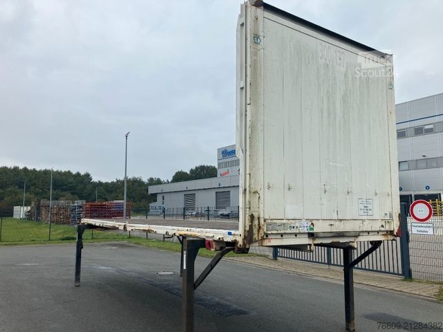 Remorcă cu caroserie interschimbabilă KRONE Wechselbrücke Pritsche