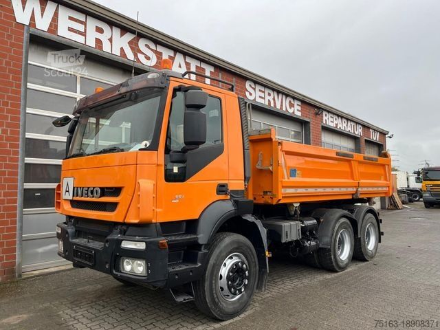 Driezijdige kiepwagen IVECO TRACKER AD260T50 6x4 3-Achs Kipper Schalter, Bla