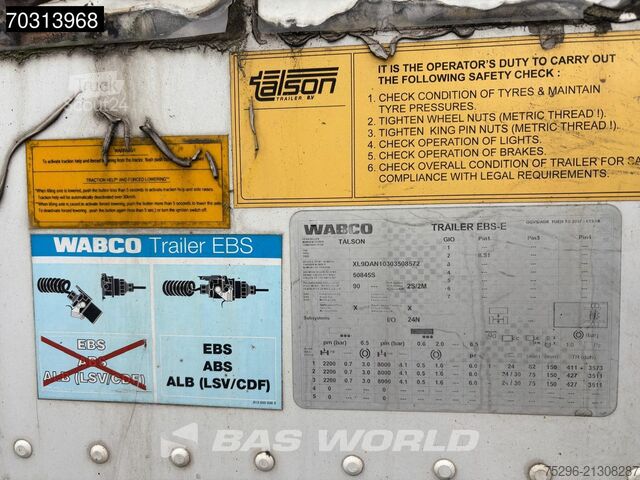 Valigia Talson F1227 F1227 3 axles Mega Rollerbett Luchtvracht