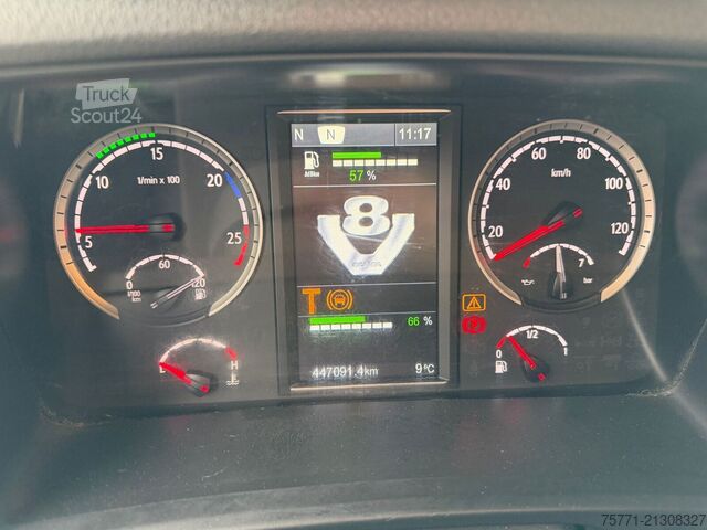 Priklopnik za platformo Scania R580 8x2 EURO6 SKRZYNIA Z HDS HIAB 422E-6 HOPRP