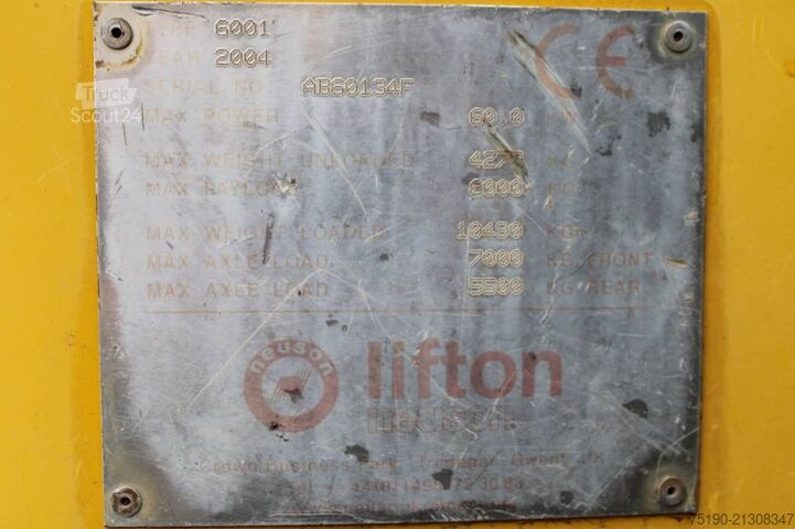 Damperli kamyon Neuson 6001