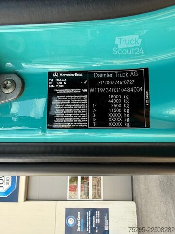 Komercijalno vozilo Mercedes-Benz Actros 1853 4x4 HAD Kipphydraulik Retarder TÜV