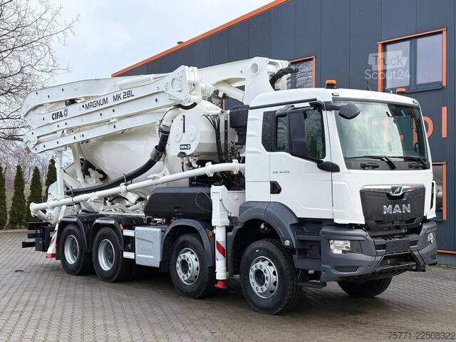 Помпа за бетон MAN TGS 41.470 8x4 EURO6 POMPOGRUSZKA CIFA MAGNUM M...