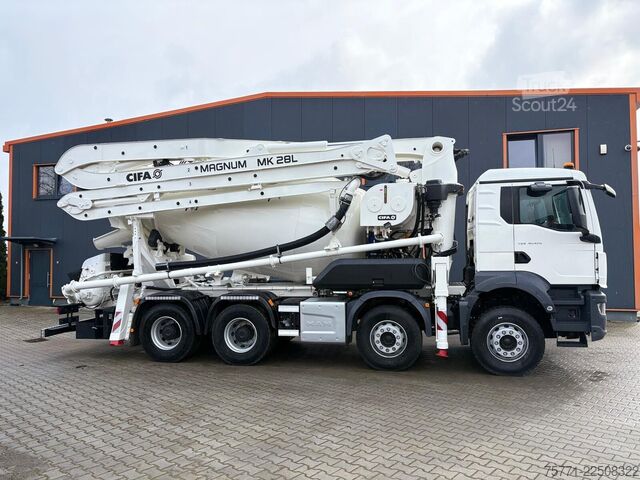 Помпа за бетон MAN TGS 41.470 8x4 EURO6 POMPOGRUSZKA CIFA MAGNUM M...