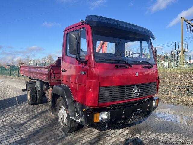 Kipper LKW Mercedes-Benz 809 K, Blatt/Blatt, Meiller, Kipper