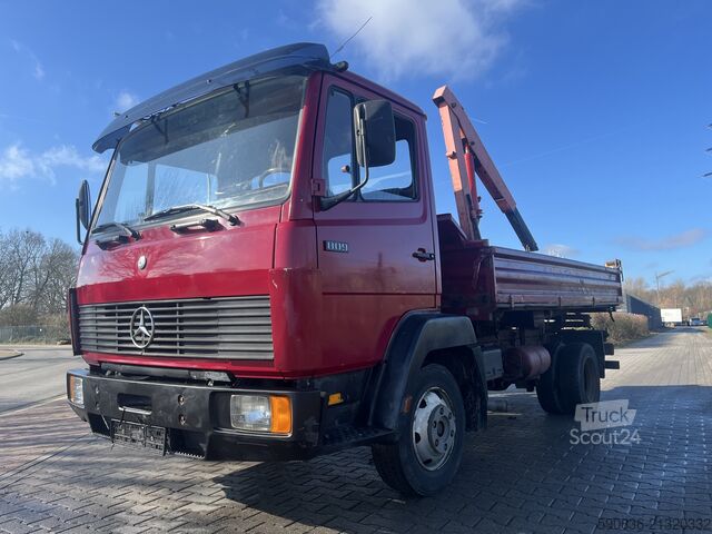 Kipper LKW Mercedes-Benz 809 K, Blatt/Blatt, Meiller, Kipper