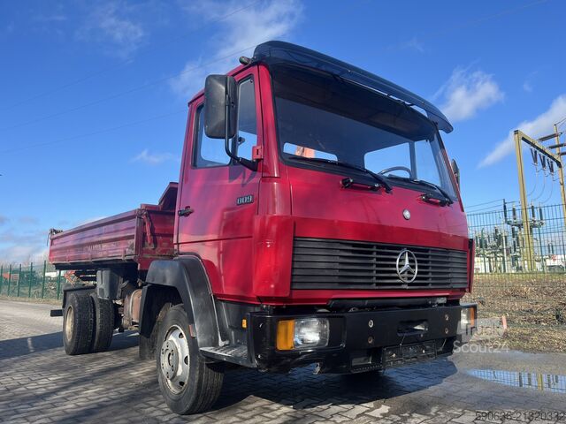 Kipper LKW Mercedes-Benz 809 K, Blatt/Blatt, Meiller, Kipper