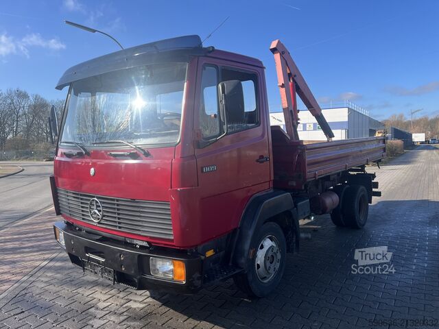 Kipper LKW Mercedes-Benz 809 K, Blatt/Blatt, Meiller, Kipper