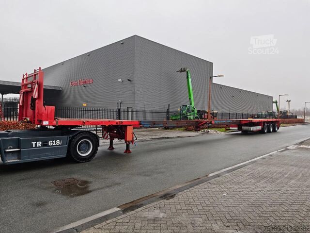 Rimorchio della piattaforma Nooteboom OVB-48-VV Powersteering 15.4 Meter Extandable!