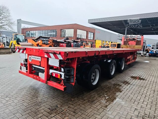 Rimorchio della piattaforma Nooteboom OVB-48-VV Powersteering 15.4 Meter Extandable!