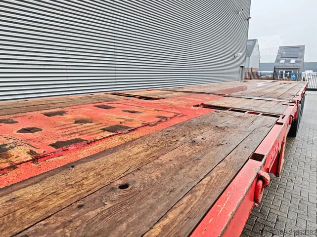 Rimorchio della piattaforma Nooteboom OVB-48-VV Powersteering 15.4 Meter Extandable!