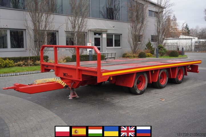 Reboque de plataforma Wilson CTAA3 Flatbed trailer