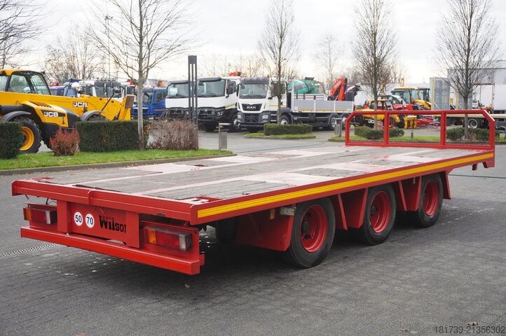 Reboque de plataforma Wilson CTAA3 Flatbed trailer