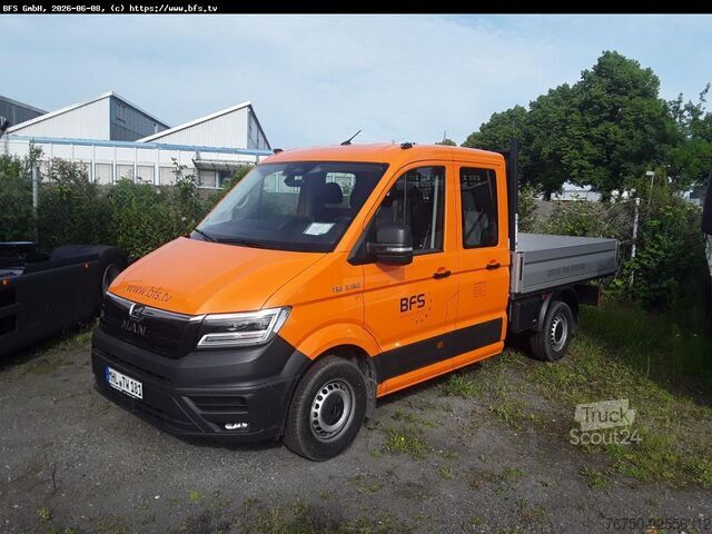 Duplakabinos furgon MAN TGE 3.160 4x2 SB DoKa Pritsche