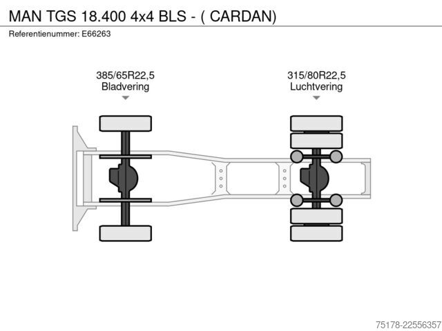 Standard-SZM MAN TGS 18.400 4x4 BLS - ( CARDAN)