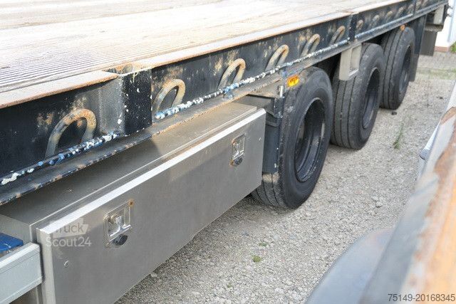 Tieflader-Sattelauflieger Schütte SAL35, Tiefbett 8,7m, 2x gelenkt, BPW