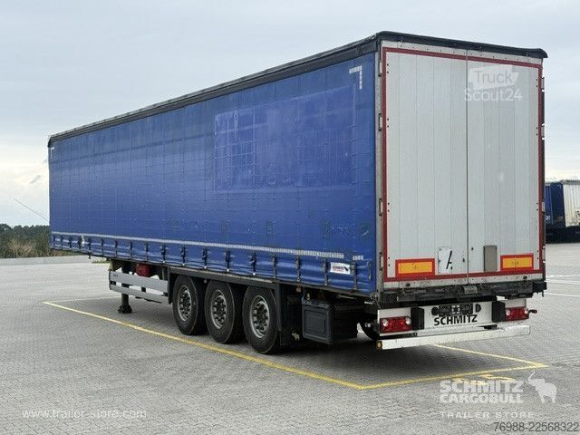 Öppen semitrailer med kapell Schmitz Cargobull Curtainsider Bordwandsider