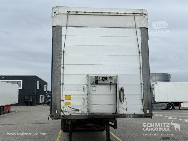 Öppen semitrailer med kapell Schmitz Cargobull Curtainsider Bordwandsider