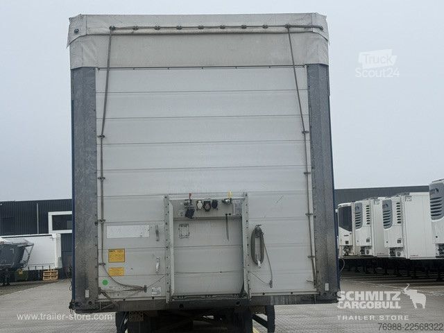 Öppen semitrailer med kapell Schmitz Cargobull Curtainsider Bordwandsider