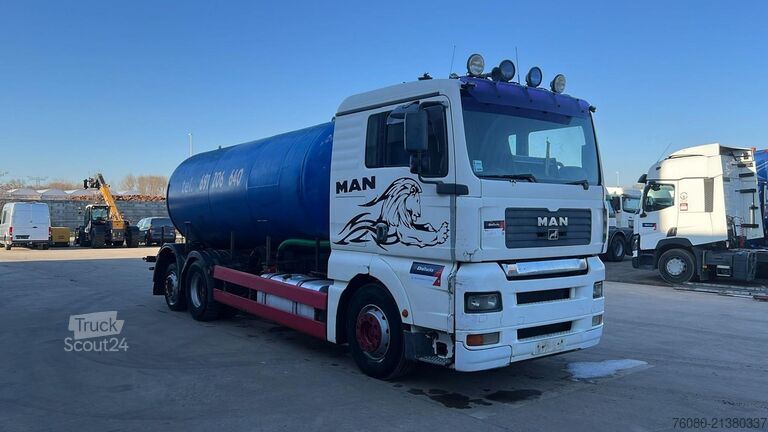 Kolkenzuiger MAN TGA 26.410 (17000L / MANUAL PUMP / POMPE MANUEL...