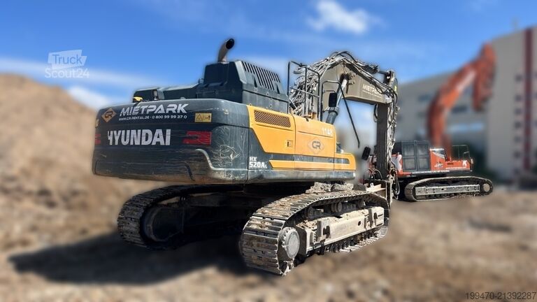 Escavadora de rastos Hyundai HX520AL