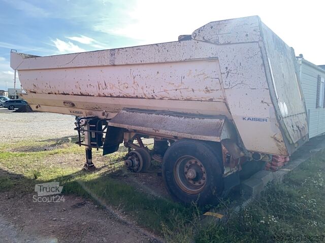 Remorque benne ROBUSTE KAISER S3302V Steel Trailer