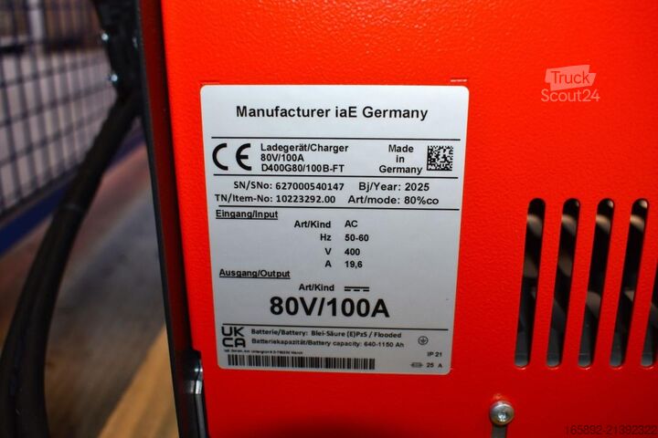 šakinio krautuvo baterija INDUSTRIE AUTOMATION intronic L plus D 80/100