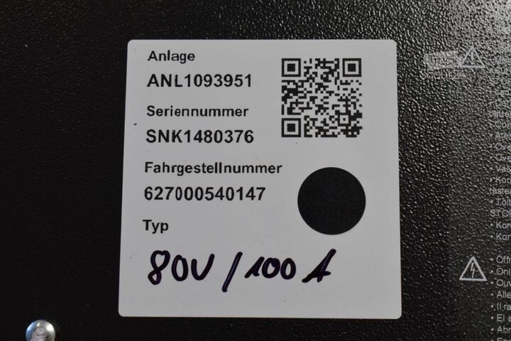 šakinio krautuvo baterija INDUSTRIE AUTOMATION intronic L plus D 80/100