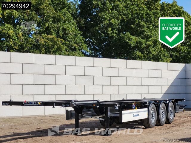 Container transport Krone SD NEW 20ft 30ft 40ft Liftachse