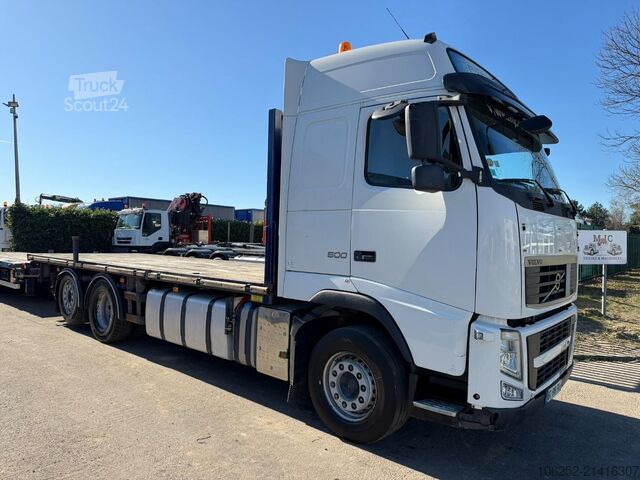 Open laadbak Volvo FH 500 6X2 - TWISTLOCKS + RETARDER - LIFT + STE...