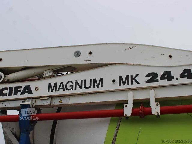 Concrete mixer truck RENAULT KERAX 420, EURO 3, 7m3, 8X4, CIFA MAGNUM MK 24.4