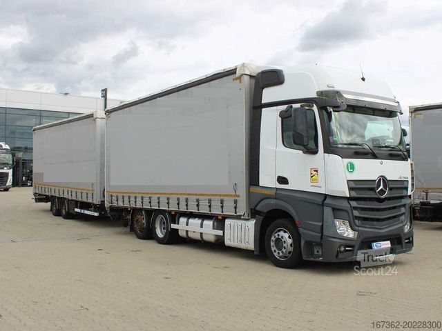 Ciężarówka jumbo MERCEDES-BENZ Actros 2542, 6X2, LIFTING AXLE + PANAV TVK18M