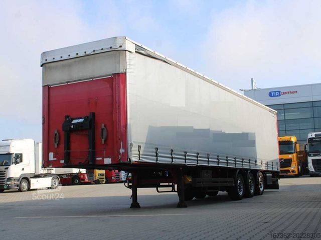 Open oplegger met zeil SCHWARZMÜLLER SPA 3/E, MULTILOCK, LIFTING AXLE
