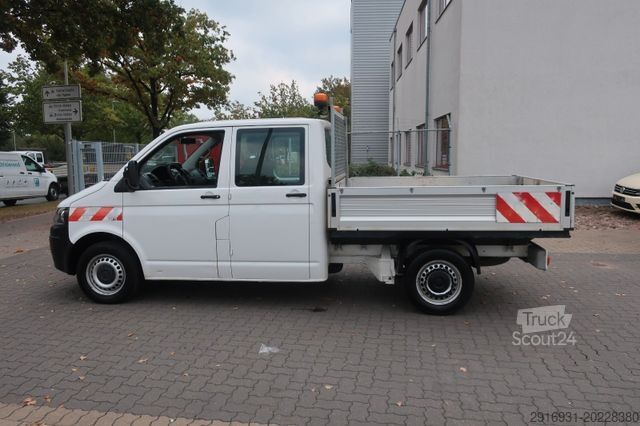 Pritschenwagen VOLKSWAGEN T5 Pritsche DoKa 1. Hand / AHK / Fzg Nr:22