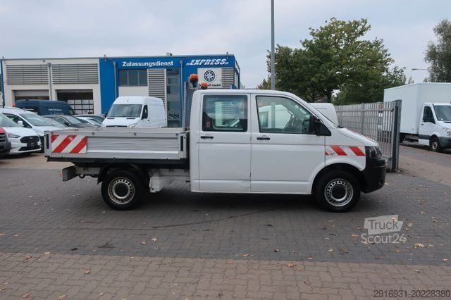 Pritschenwagen VOLKSWAGEN T5 Pritsche DoKa 1. Hand / AHK / Fzg Nr:22