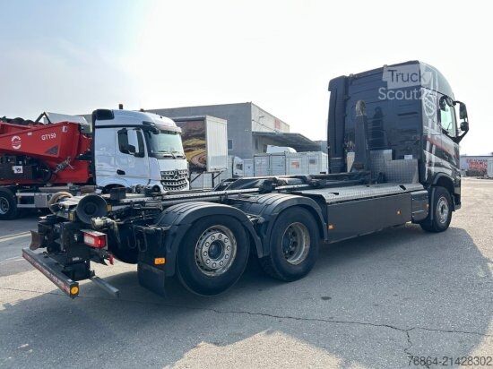 Kipper LKW VOLVO FH 500 6X2 ABROLLKIPPER, MEILLER HOOKLIFT RS21, LENK + LIFTACHSE