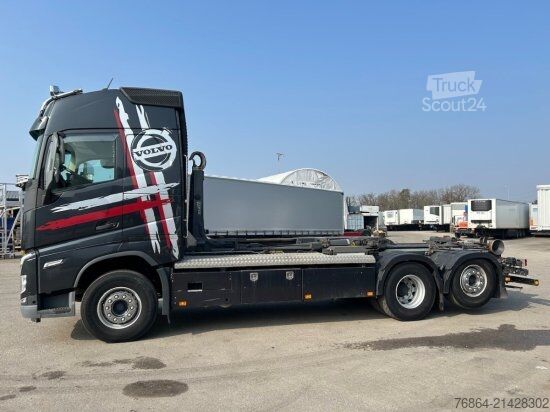 Kipper LKW VOLVO FH 500 6X2 ABROLLKIPPER, MEILLER HOOKLIFT RS21, LENK + LIFTACHSE