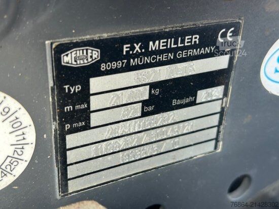 Kipper LKW VOLVO FH 500 6X2 ABROLLKIPPER, MEILLER HOOKLIFT RS21, LENK + LIFTACHSE