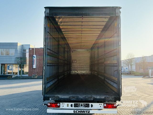 Atvira puspriekabė su tentu Schmitz Cargobull Curtainsider Mega Getränke