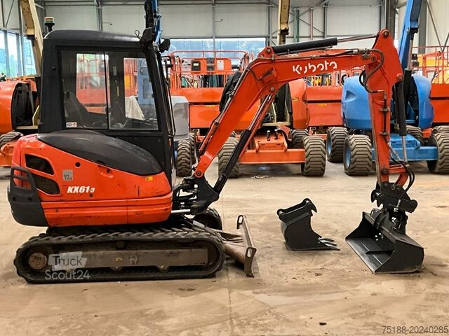 Mini ekskavators Kubota KX 61-3