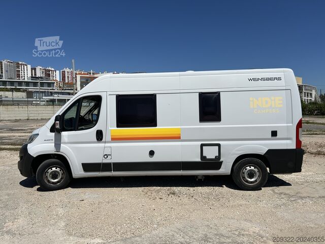 Caravane/camping-car Fiat Weinsberg Carabus 600 K | 4 Posti Letto | Completamente Attrezzato