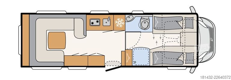 Camper DETHLEFFS Dethleffs XL Alkoven A 7822-2 Model 2027